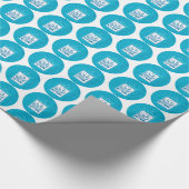 Zoon, Eerste Communie, Tarwe, Blauwe Druiven Cadeaupapier (Hoek)