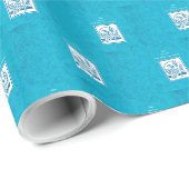 Zoon, Eerste Communie, Tarwe, Blauwe Druiven Cadeaupapier (Rol Hoek)