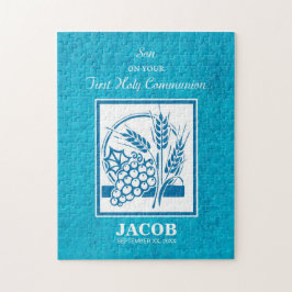 Zoon, Eerste Communie, Tarwe, Blauwe Druiven Legpuzzel