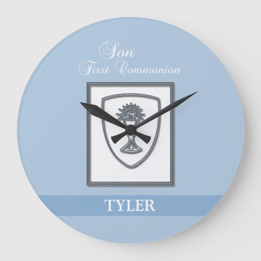 Zoon, eerste communiqué, zilveren Chalice Grote Klok (Voorkant)