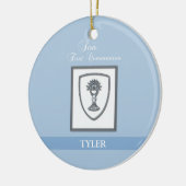 Zoon, eerste communiqué, zilveren Chalice Keramisch Ornament (Links)