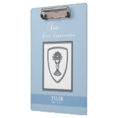 Zoon, eerste communiqué, zilveren Chalice Klembord (Links)