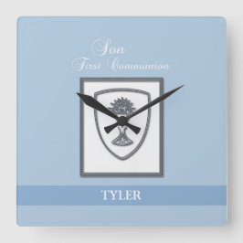 Zoon, eerste communiqué, zilveren Chalice Vierkante Klok