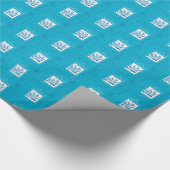 Zoon, eerste gemeenschap, tarwe, druiven blauw cadeaupapier (Hoek)