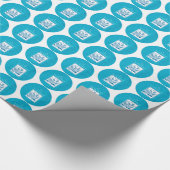 Zoon, eerste gemeenschap, tarwe, druiven blauw cadeaupapier (Hoek)