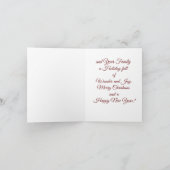 Zoon- en kerstkaart feestdagen kaart (Binnen)