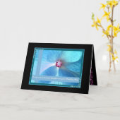 Zoon en Schoondochter - Felicitatie met de bruilof Kaart (Gele Bloem)