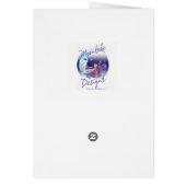 Zoon- en schoondochter-in-law bruiloft-kaart met l (Achterkant)