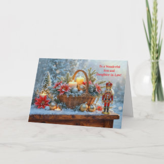 Zoon en Schoondochter Leuk Kerstpakket Kaart