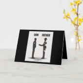 Zoon En Vader Kaart (Gele Bloem)