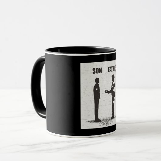 Zoon en vader mok (Voorkant links)