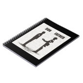 Zoon en vader notitieboek (Linkerzijde)
