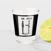 Zoon en vader shot glas (Voorkant)