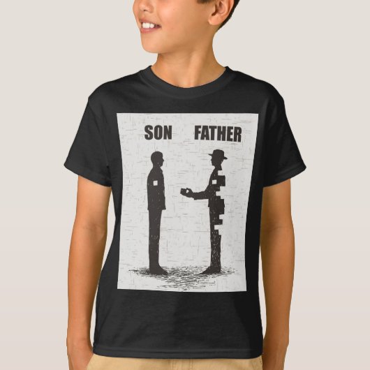Zoon en vader t-shirt (Voorkant)