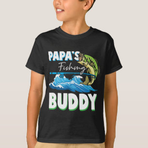 Zoon en vader Viste Buddy Fly Fisherman Pap T-shirt