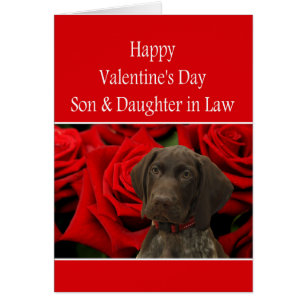 Zoon en vrouw Glossy Grizzly Valentijn Puppy Love