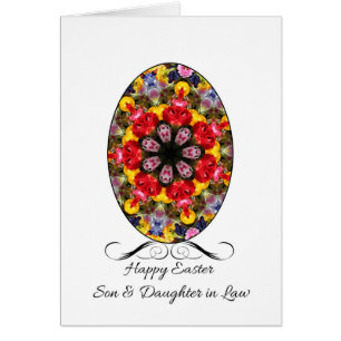 Zoon en vrouw Happy Paast