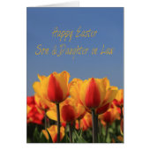 Zoon en vrouw Happy Paast (Voorkant)