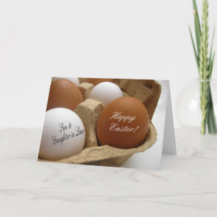 Zoon en vrouw Happy Paast Feestdagen Kaart