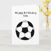 Zoon Football Birthday Card Kaart (Gele Bloem)