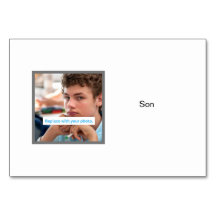Zoon Foto Gepersonaliseerde Familie Flashcards