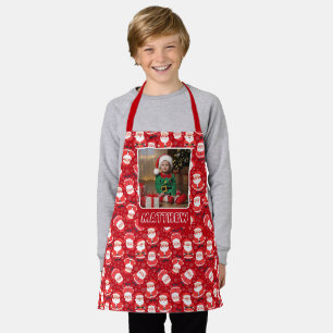 Zoon Foto Santa Claus Red Christmas Kinder Schort