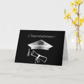 **Zoon** "Gefeliciteerd met je afstudeerdag"! Kaart (Gele Bloem)