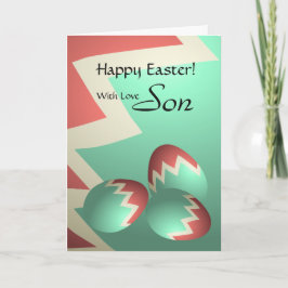 Zoon / Gelukkig Pasen - Pastel Easter Eggs Feestdagen Kaart