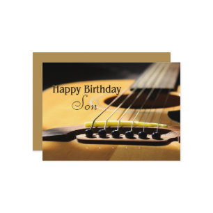 Zoon Happy Birthday Acoustic Guitar Kaart
