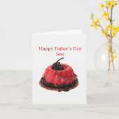 zoon Happy Vaderdag Kaart (Gele Bloem)