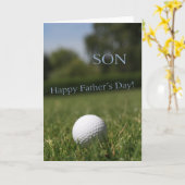 zoon Happy Vaderdag Kaart (Gele Bloem)