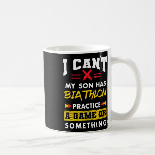 Zoon heeft biatlonpraktijk Funny Parents Humor Mom Koffiemok