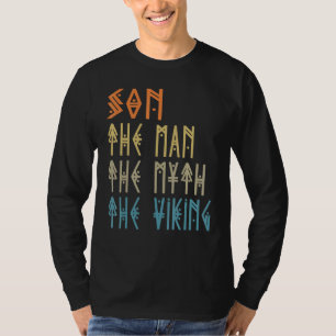 Zoon het Man de mythe de Viking T-shirt