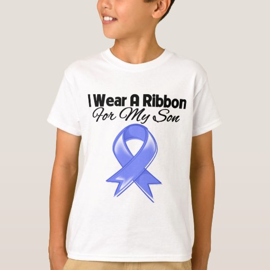 Zoon - Ik Draag Periwinkle Ribbon T-shirt (Voorkant)