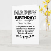 Zoon in de wet bewijst goede smaak van dochter ver kaart (Gele Bloem)