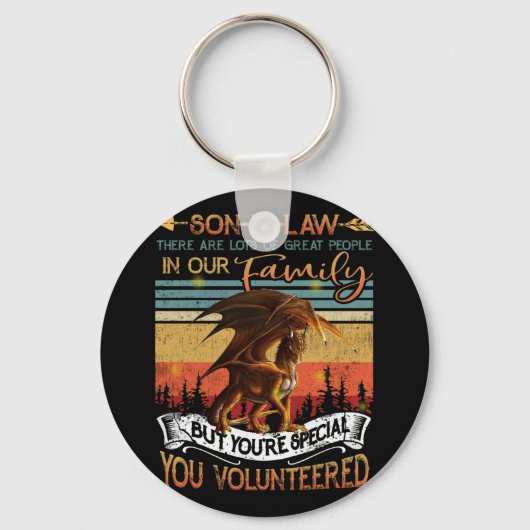 Zoon in de wet daar veel grote mensen vrijgelaten sleutelhanger (Voorkant)