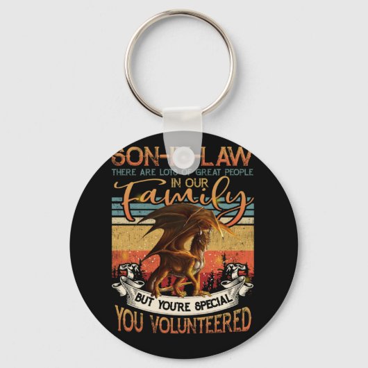 Zoon in de wet Er zijn veel grote mensen Sleutelhanger (Voorkant)