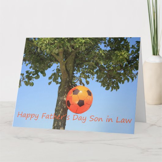 Zoon in de wet Happy Vaderdag Kaart (Voorkant)