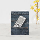 Zoon in de wet Happy Vaderdag Kaart (Gele Bloem)