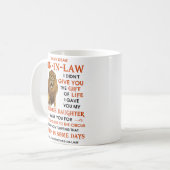 Zoon in de wet koffiemok (Voorkant links)