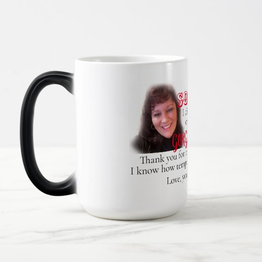 Zoon in de wet   magische mok (Links)