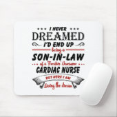 Zoon in de wet van de Geweldige hartverpleegkundig Muismat (Met muis)