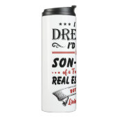 Zoon in de wet van Geweldige vastgoedmakelaar Thermosbeker (Gedraaid links)