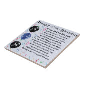 Zoon in het gedicht van de wet - 50th Birthday des Tegeltje (Zijkant)