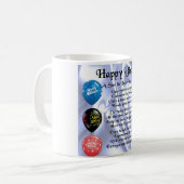 Zoon in het rechtengedicht - Happy Birthday Design Koffiemok (Voorkant links)