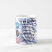 Zoon in het rechtengedicht - Happy Birthday Design Koffiemok (Center)