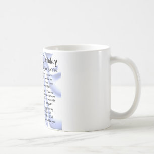 Zoon in het rechtengedicht - Happy Birthday Design Koffiemok