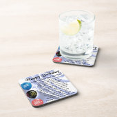 Zoon in het rechtengedicht - Happy Birthday Design Onderzetter (Rechterzijde)