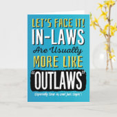 Zoon-in-law Birthday, grappig, meer als wetten! Au Kaart (Gele Bloem)