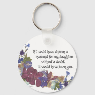 Zoon-in-law cadeau sleutelhanger